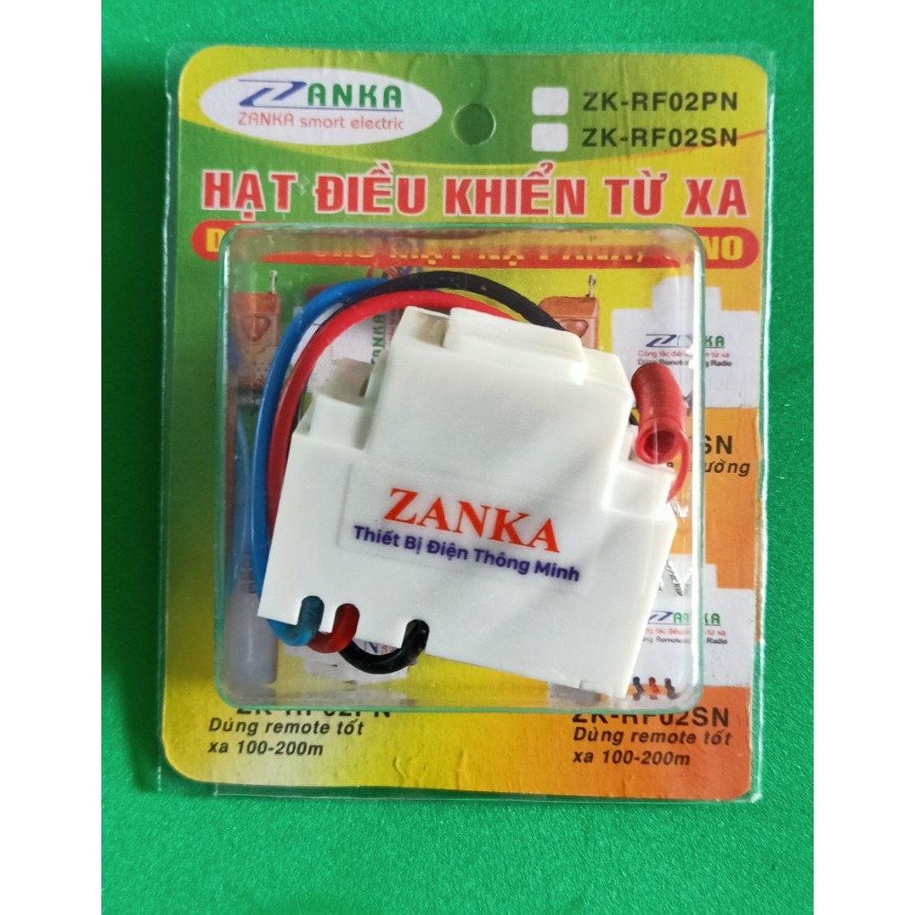 Hạt công tắc điều khiển từ xa  Zanka ZK02 tần số 433