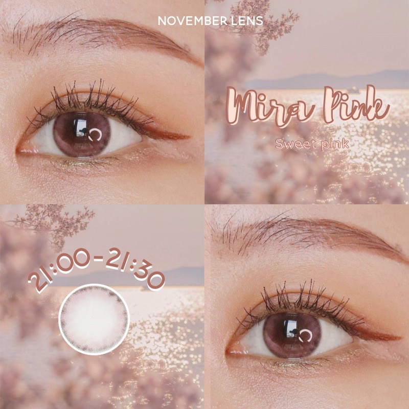 <CÓ SẴN> Lens Mira Pink | Tone Hồng Đào Baby - LENS NỘI ĐỊA HÀN QUỐC