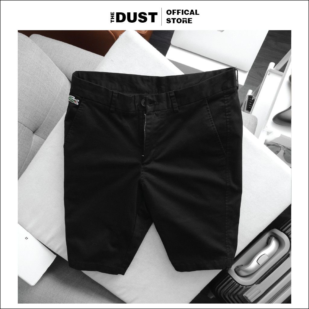 Quần short kaki nam cao cấp, quần sooc nam vải kaki dày dặn, form slimfit co giãn nhẹ LCT KC