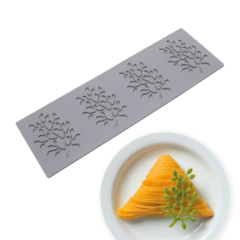 Bộ 5 Khuôn Silicone Làm Bánh Hình Chiếc Lá Xinh Xắn