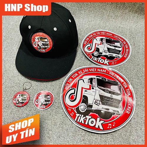 Combo Tem - Mũ - Móc khóa HOWO A7 CNHTC Tải Ben [Tiết kiệm 30k]