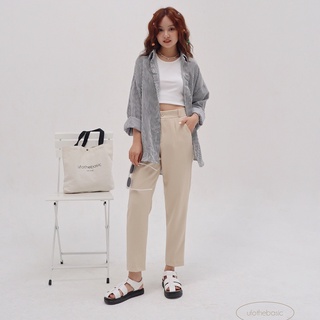 Quần baggy nữ màu be nhạt – Basic Baggy (light beige) – ufo.thebasic