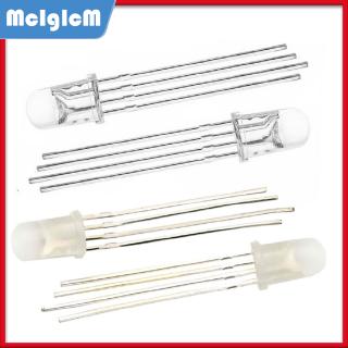 50pcs 5mm RGB Red green blue Transparent LED / Fog Four feet Controlled Common cathode