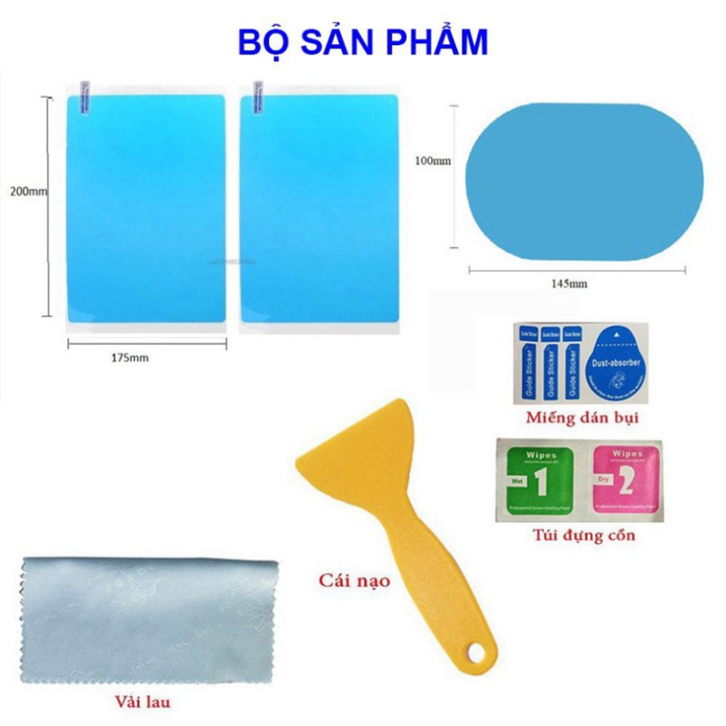 Chống Nước Mưa Kính Chiếu Hậu - Miếng Dán Chống Nước Ô Tô - Chống Bám Nước, Chống Lóa Gương Chiếu Hậu