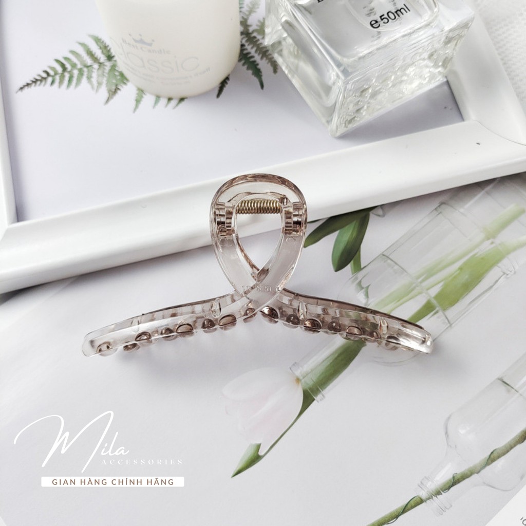 Kẹp tóc nữ đẹp Hàn Quốc MILA KT103 ❤️SIÊU XINH❤️ nhựa Acrylic cao cấp cỡ lớn nhiều mắc sắc lựa chọn Mila Accessories