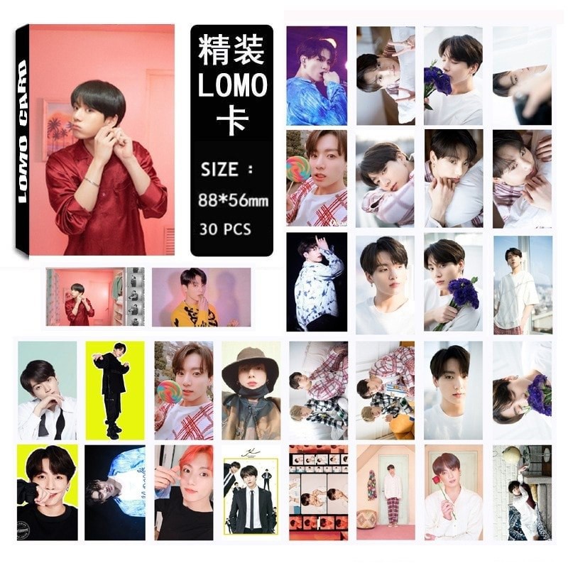 BỘ 20 LOMO BTS và THÀNH VIÊN BOY WITH LUV