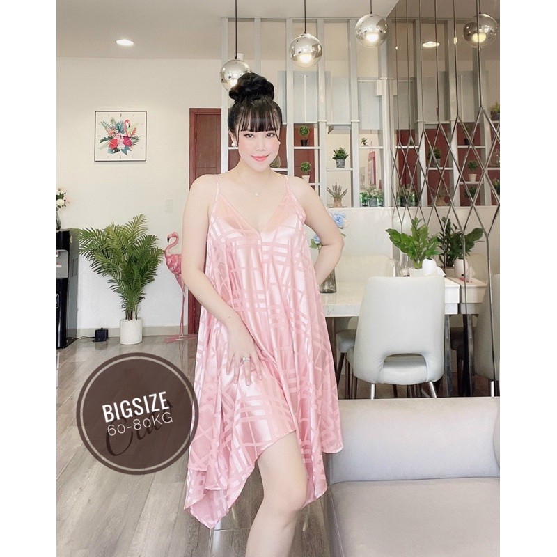 68_80kg Đầm ngủ hai dây bigsize | BigBuy360 - bigbuy360.vn