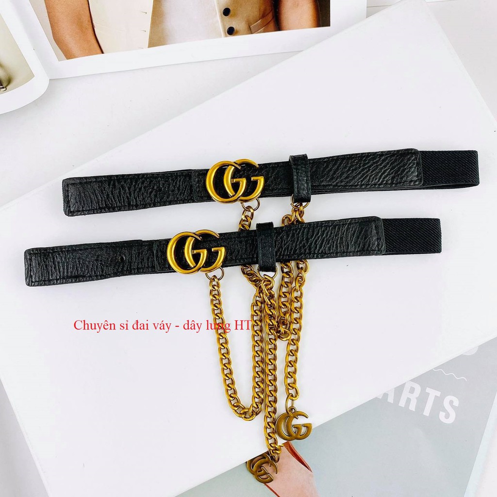 Đai váy Belt áo G ĐỒNG CHAIN bản 2.5cm