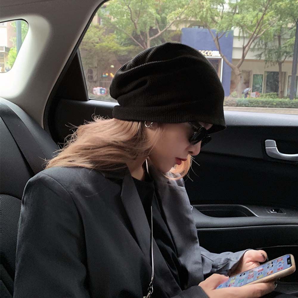 Mũ trùm đầu TAYLOR1 thoáng khí họa tiết kẻ sọc màu trơn phong cách cổ điển thời trang cho nam và nữ