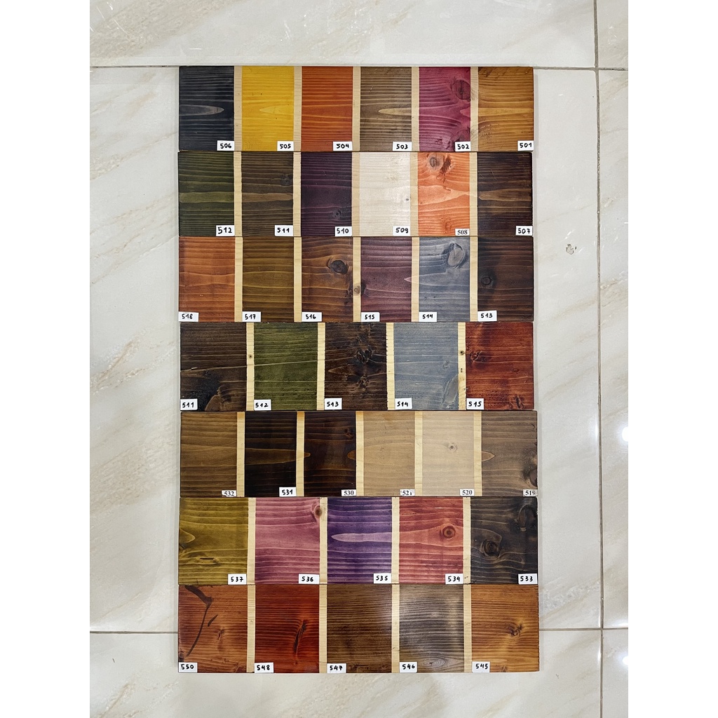 Sơn lau gỗ cao cấp Ultimate Wood Stain  lọ 800gr Nghề mộc