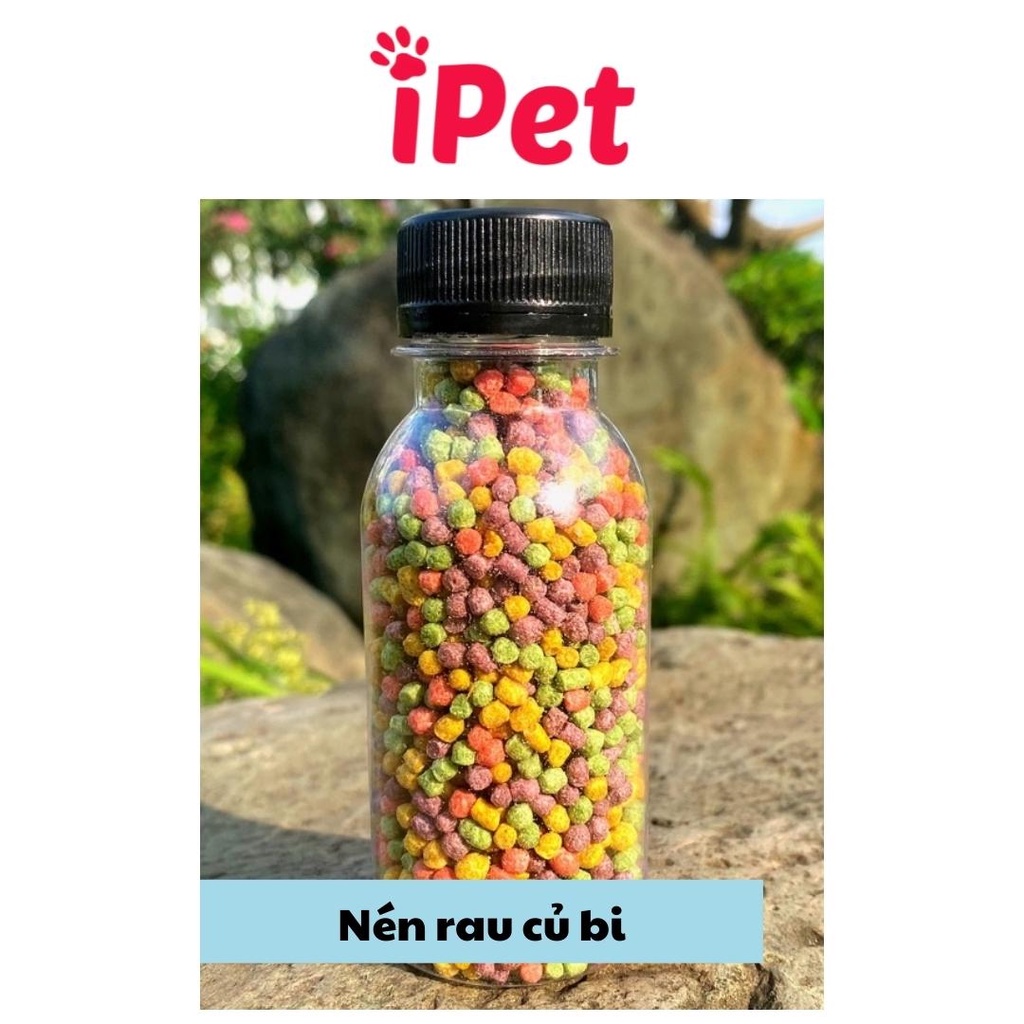 Viên nén trái cây rau củ Thức ăn cho Hamster, Thỏ, Bọ dạng bi túi 50g - iPet Shop