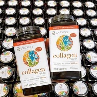 VIÊN UỐNG ĐẸP DA - CHỐNG LÃO HOÁ - COLLAGEN YOUTHEORY 390 VIÊN CỦA MỸ (MẪU MỚI )