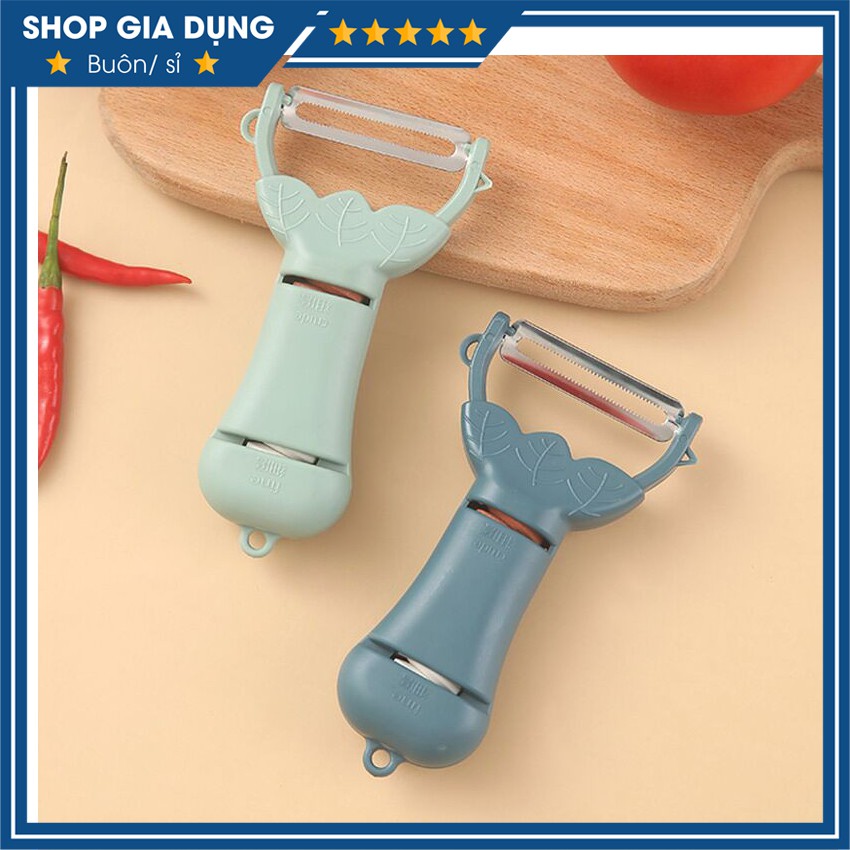 ❤️FreeShip❤️ Dụng Cụ Nạo Rau Củ Bằng Inox Quả Kiêm Đá Mài Đa Năng Siêu Tiện Lợi