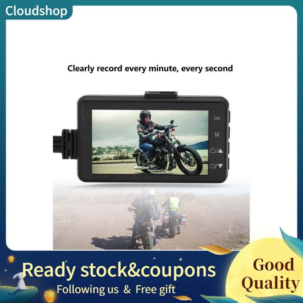 Camera Hành Trình Gắn Xe Máy Cloud 3 Lcd