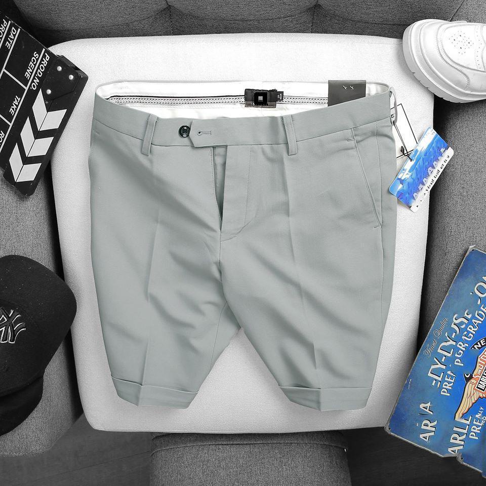 Quần Short Nam Tây Âu chất vải chéo bền đẹp, quần sọt nam form body kiểu dáng Hàn Quốc