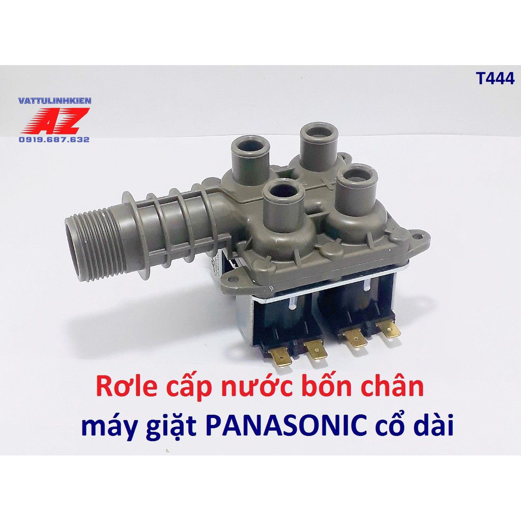 Van cấp nước 4 chân cổ dài máy giặt PANASONIC đời mới