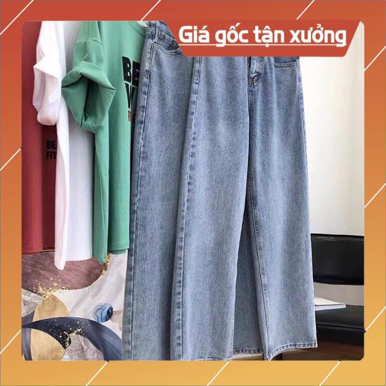 Khuyến mại Quần jean nữ ống rộng suông quần bò nữ đẹp lưng cao Hot Trend 2021 - HAPONO-J001 huyenjean | BigBuy360 - bigbuy360.vn