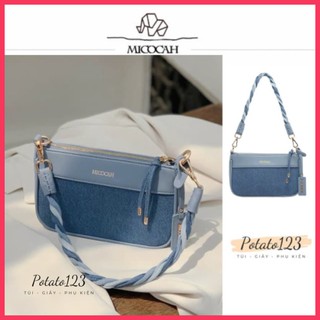 Túi xách Micocah màu xanh dây biện mẫu mới MCC527