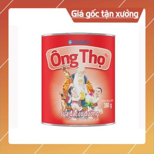 [combo 2 hộp] sữa đặc có đường ông thọ đỏ lon 380g
