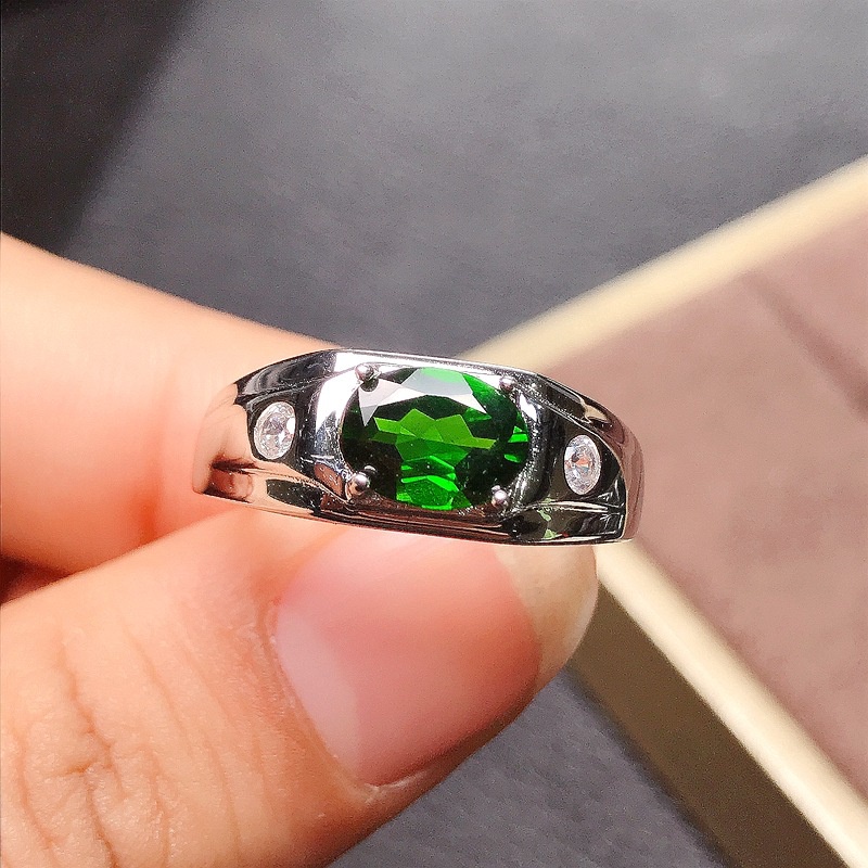 Nhẫn Cưới Thép Titan Bạc Đính Đá Zircon 2 Màu Thời Trang Cho Nam Nữ