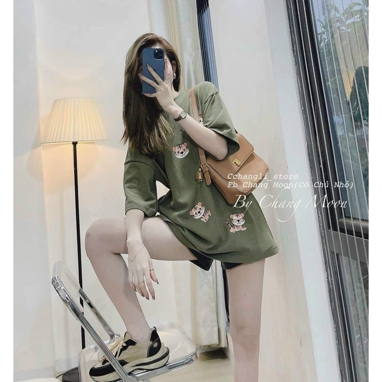 Áo thun tay lỡ con hổ TC6