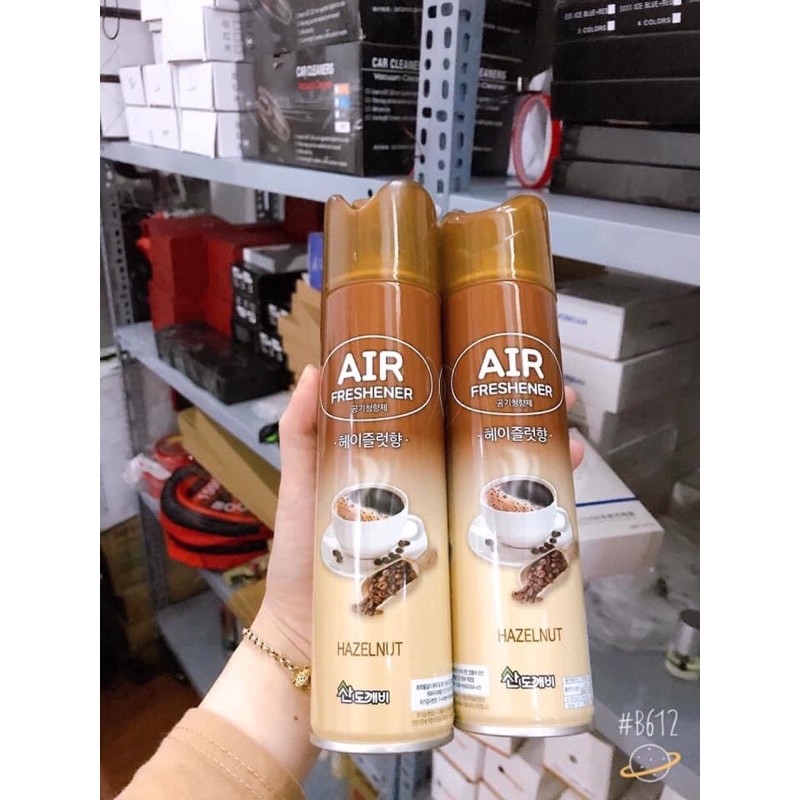 Bình xịt khử mùi ô tô,xịt trong phòng Air Freshener hương cafe tự nhiên