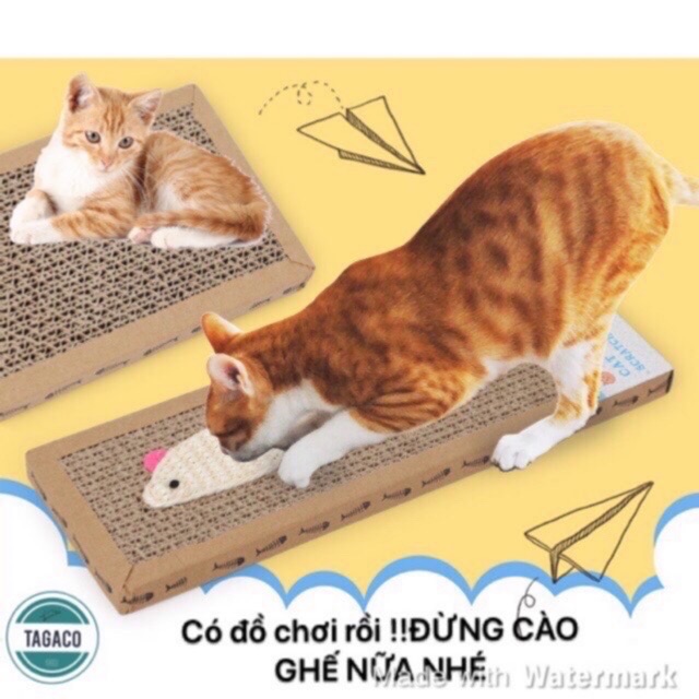 Bàn Cào Móng Mèo Cho Mèo Có Hình Chuột
