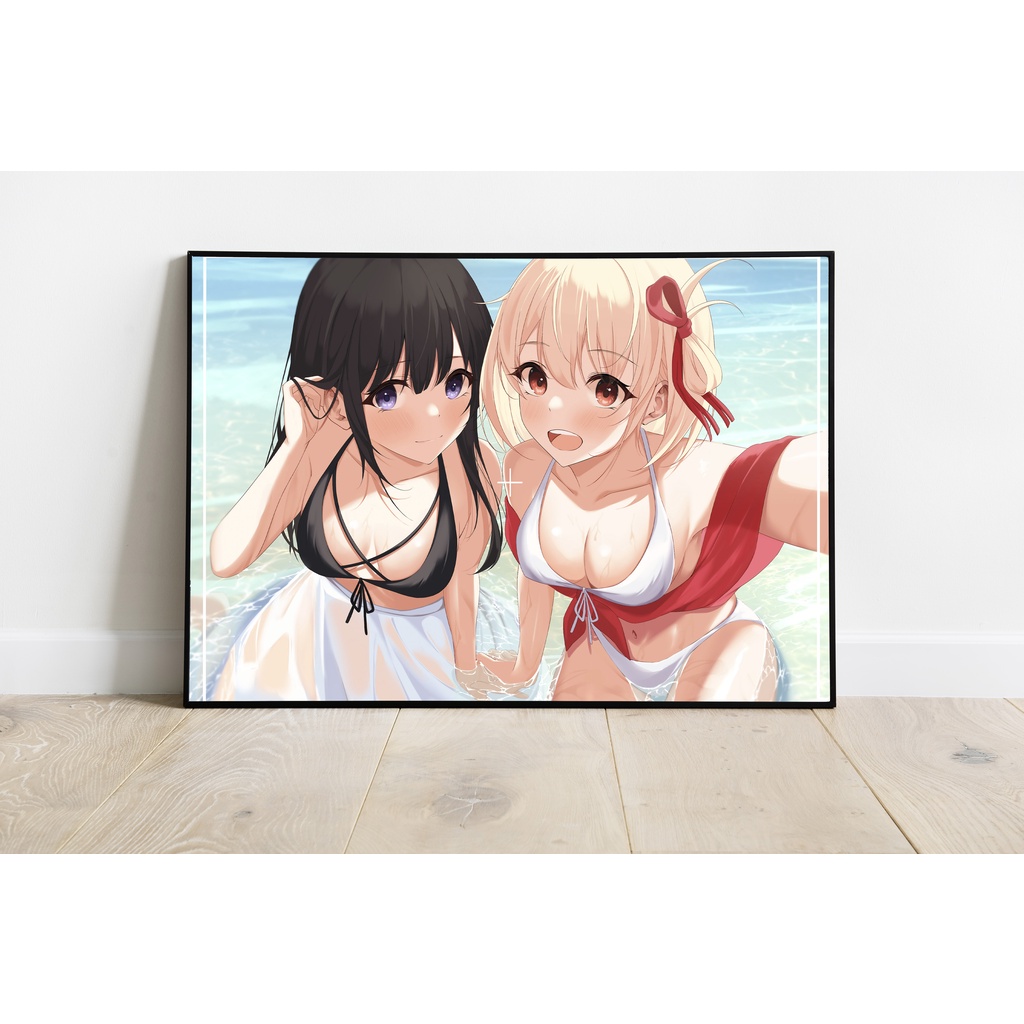 TRANH POSTER A3 GIẤY CHẤT LƯỢNG CAO ANIME LYCORIS RECOIL (7) - 2D TỘC SHOP