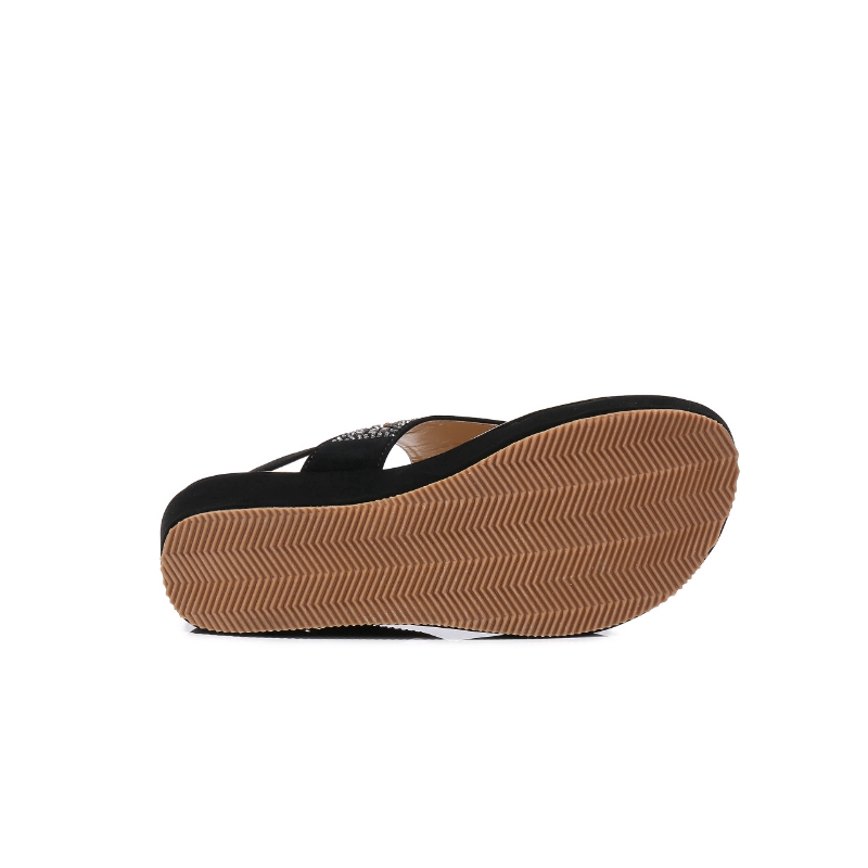 Giày Sandal Đế Xuồng IELGY Cho Nữ Có Khóa Cài Thời Trang