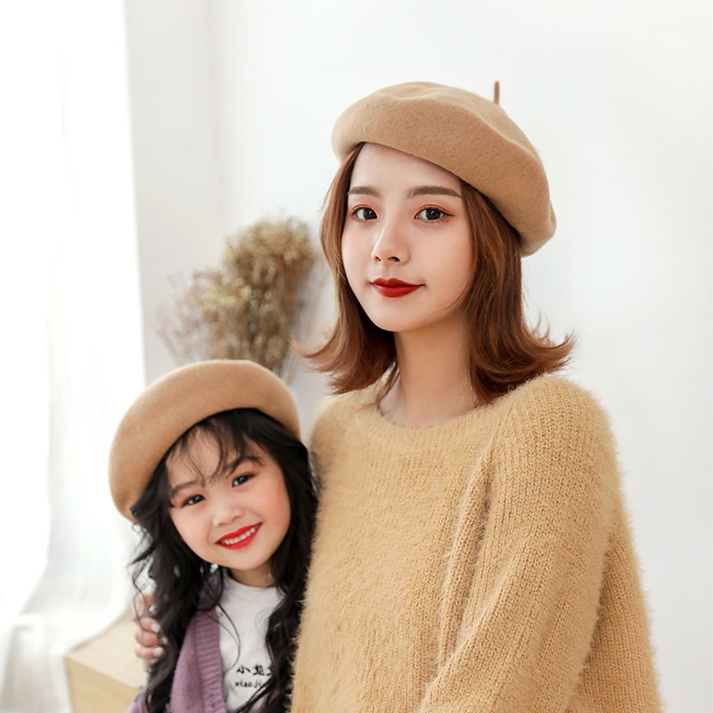 Combo mũ nồi cho mẹ và bé vòng đầu 49-52Cm nhiều màu