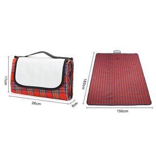 Thảm dã ngoại du lịch đi biển picnic chống thấm nước, dễ lau sạch, Tấm trải cắm trại đi phượt kết hợp tập yoga gấp gọn | BigBuy360 - bigbuy360.vn
