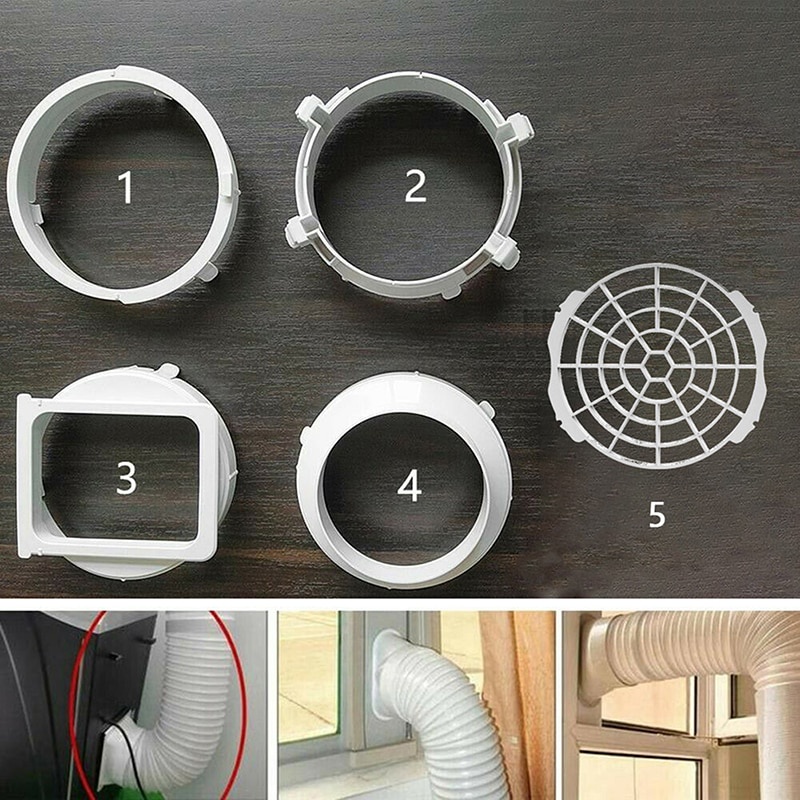Đầu Nối Ống Xả Máy Điều Hòa Di Động 15cm Tiện Dụng Cho Gia Đình