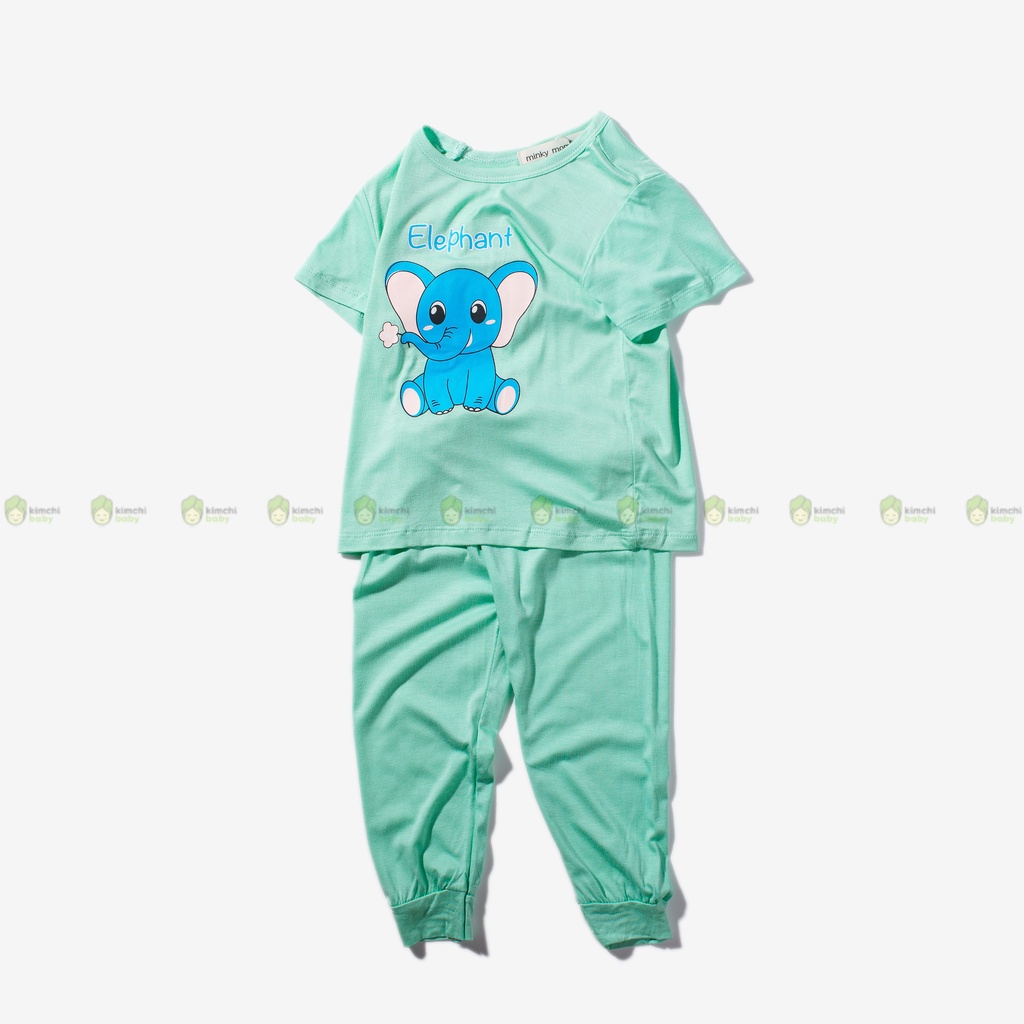 [SZ ĐẠI]Bộ Dài Tay Cho Bé Trai, Bé Gái Minky Mom Vải Thun Lạnh Hoạ Tiết Gấu Panda,Đồ Bộ Dài Tay Cho Bé Mặc Nhà MKMTD2207