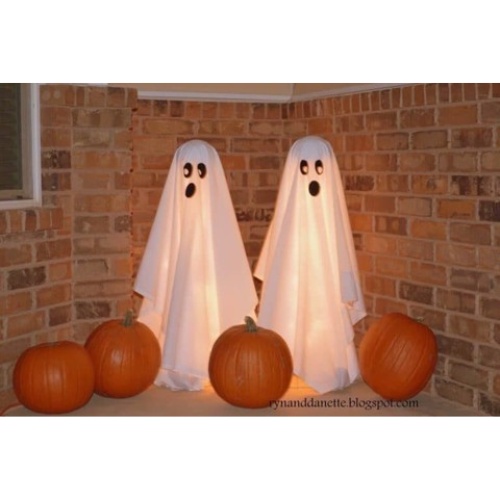 Ma trắng trang trí Halloween - White Ghost bbhl28