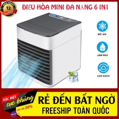 Quạt Điều Hòa Hơi Nước - Quạt Để Bàn Mini Phun Sương Tạo Độ Ẩm Trong Phòng