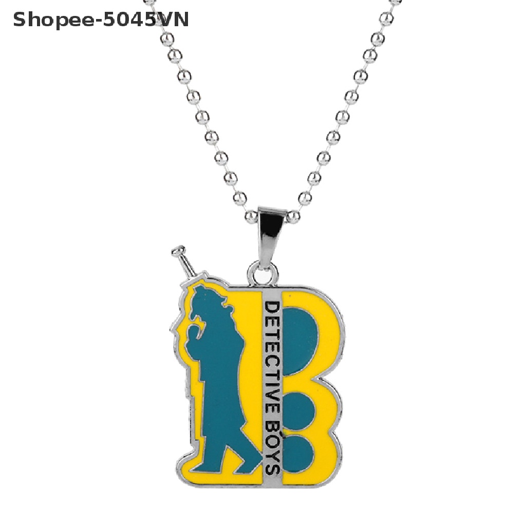 Móc khóa/ vòng cổ / mặt hình thám tử thiết kế độc đáo sáng tạo