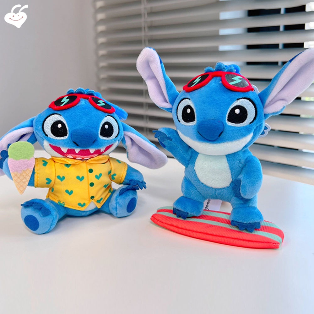 Đồ chơi nhồi bông Hình Nhân Vật Hoạt Hình Stitch Dễ Thương 10cm