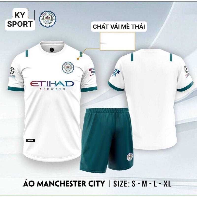 🔥ÁO ĐÁ BÓNG 2022/2023🔥tuyển MANCHESTO CITY 👉Vải mè thái( Rẻ Vô Địch)