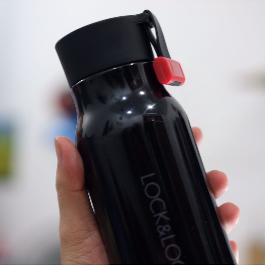 Bình giữ nhiệt Lock&Lock Name Tumbler 500ml Màu trắng và màu đỏ,  LHC4125