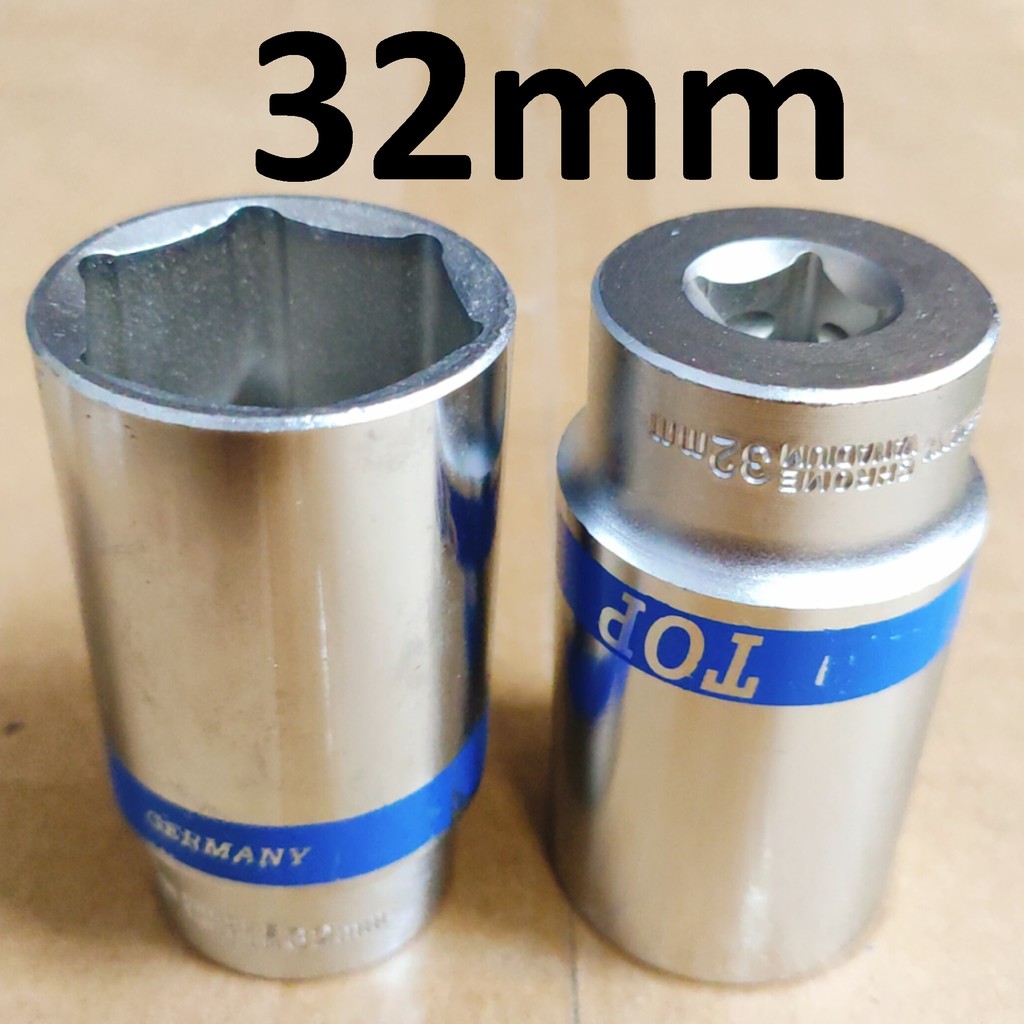 Khẩu / tuýp 32 mm TOP chính hãng, size 1/2 phổ thông, dài 8cm, Cty TM&amp;XNK TOP Việt Nam