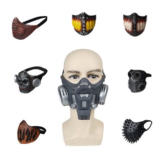 Halloween Trang Phục Tiệc Cho Người Lớn Thời Trang Kinh Dị Đầu Lâu Cosplay Mặt nạ Ninja Steampunk Cao Su Mặt nạ Lễ Hội Trang Trí Tiệc Lễ Hội Trò Chơi Trang Phục Đạo Cụ