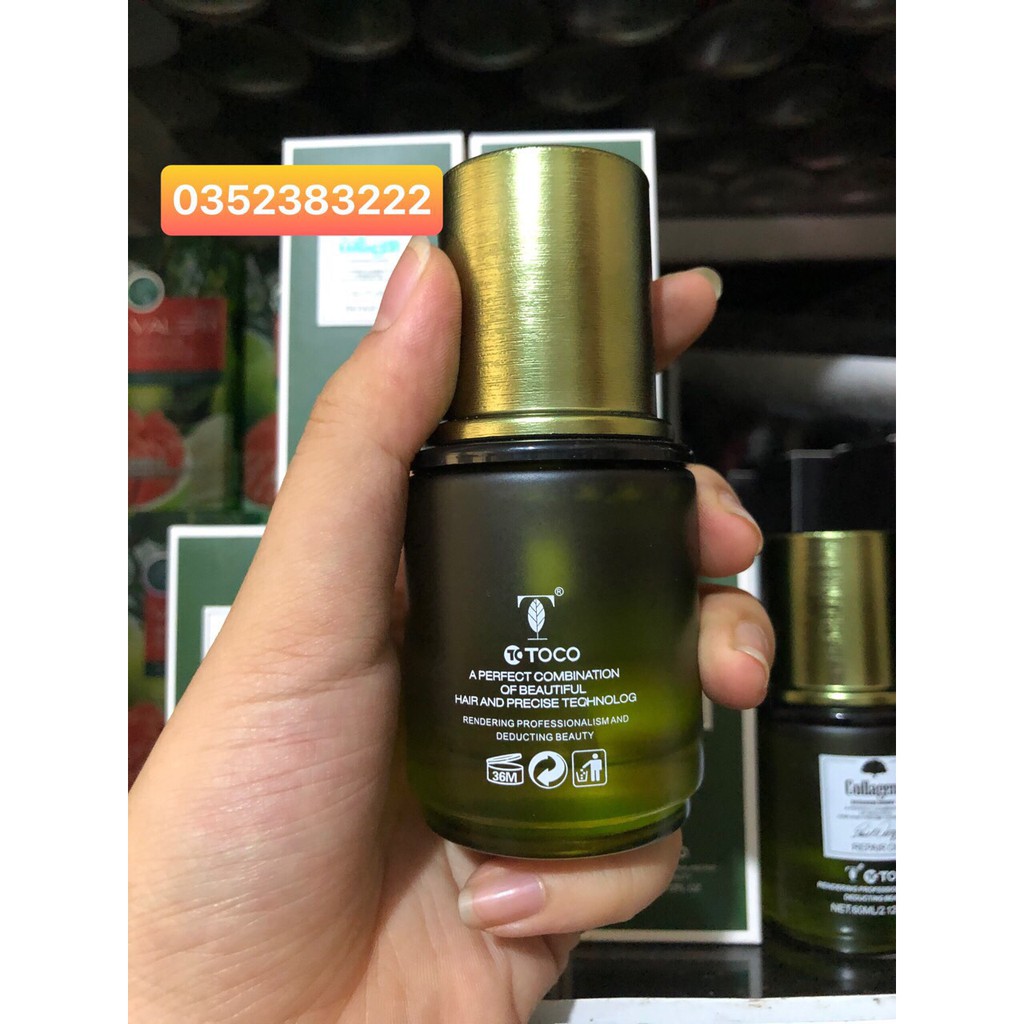 Tinh Dầu Dưỡng Tóc Toco collagen 60ML siêu thơm mềm mượt bóng và không bết[CHÍNH HÃNG]