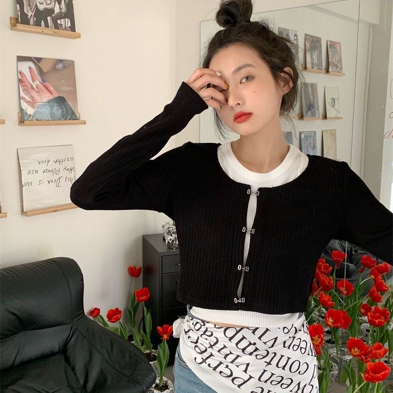 Set áo len tăm móc tocjean gài đặc biệt