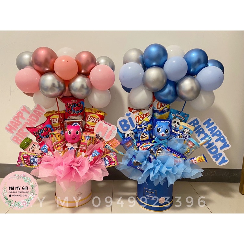 Bó hoa bánh kẹo