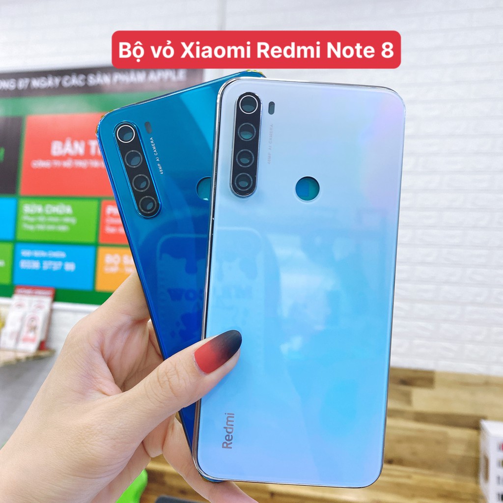 Vỏ bộ Xiaomi Redmi Note 8 M1908C3JH, M1908C3JG, M1908C3JI đẹp chất lượng cao, như zin, hàng nấu máy