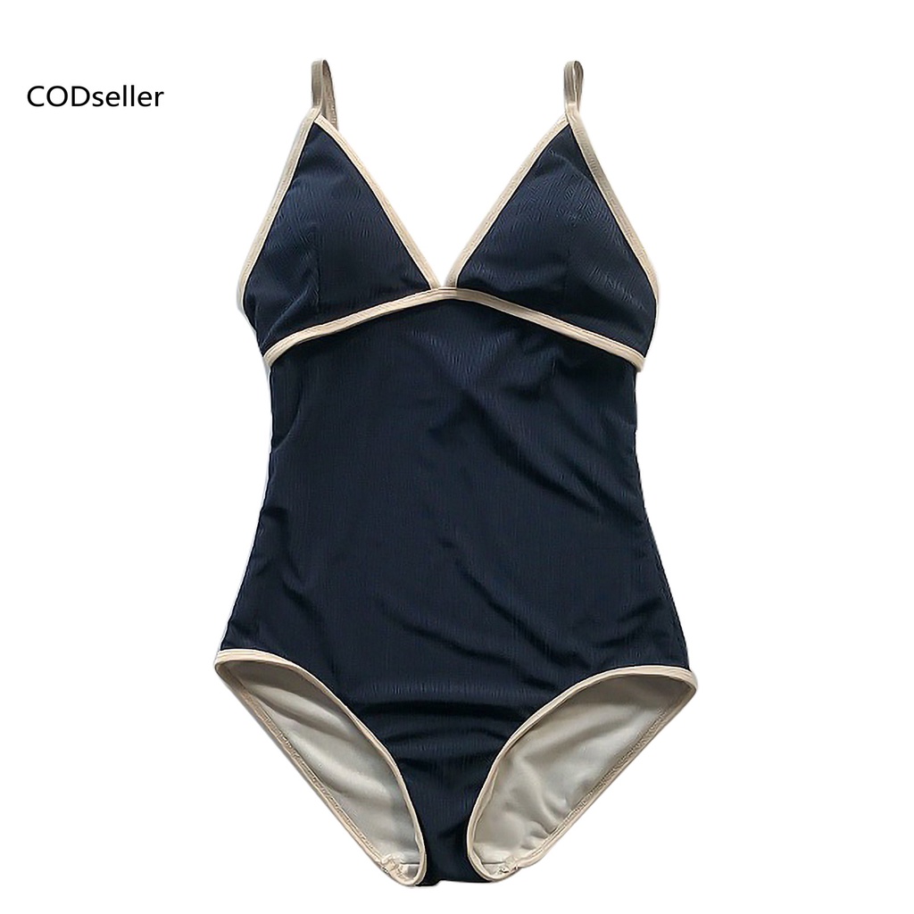 Bộ Bikini Cổ Chữ V Sâu Mềm Mại Phong Cách Thể Thao Thời Trang Đi Biển Cho Nữ | BigBuy360 - bigbuy360.vn