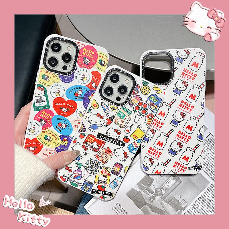 Ốp Điện Thoại Họa Tiết Hello Kitty Dễ Thương Cho iPhone13Pro iP12Pro XS iPhone11 12Promax 13Promax 11 12 13 7P