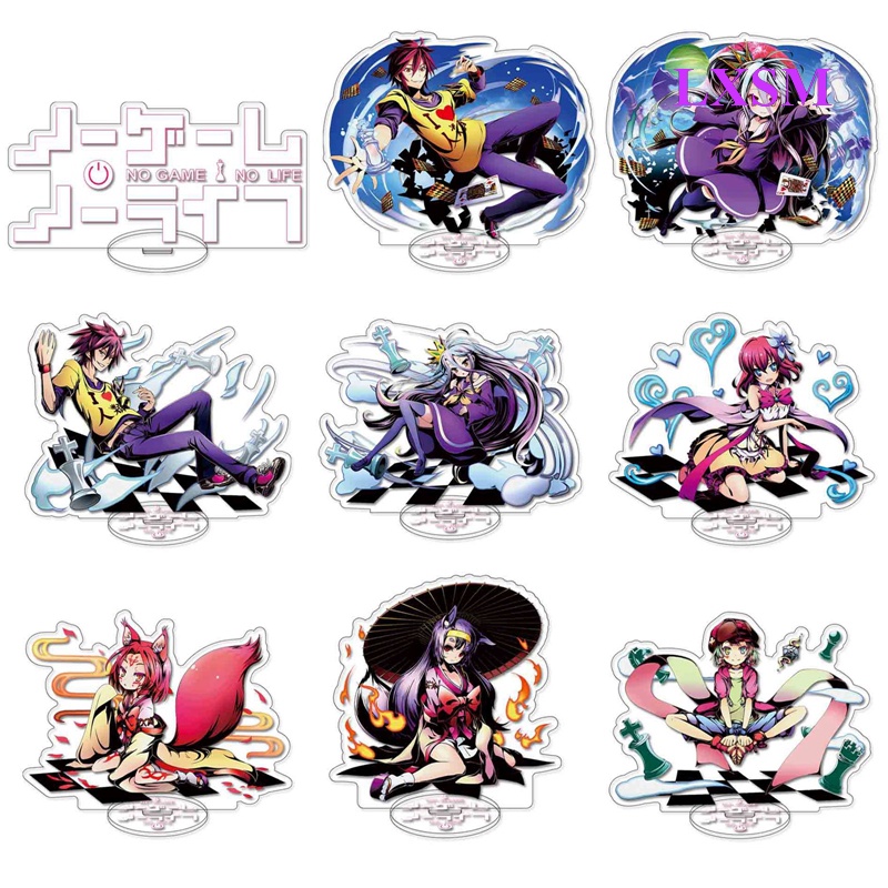 Mô Hình Nhân Vật Sora Shiro Hoạt Hình No Game No Life Bằng Acrylic