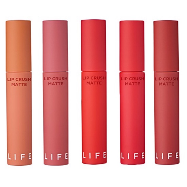 FOLLOW SHOP 6/8 Son kem lì It’s Skin Life Color Lip Crush Matte