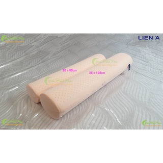 [ FLASH SALE] Gối Ôm Cao Su Liên Á Bolster - Gối Cao Su Thiên Nhiên 100% Chính Hãng